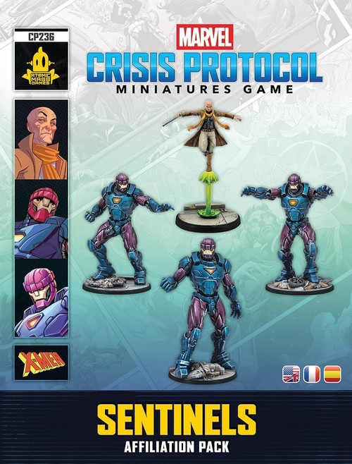 Marvel Crisis Protocol X-Men Sentinels Affiliation Pack Miniature
