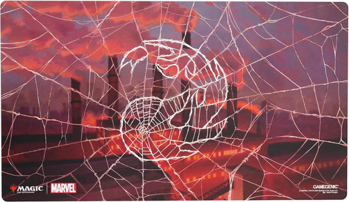 Gamegenic MTG Marvels Spider-Man Shiny Playmat- Spider-Man Mountain