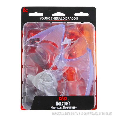 D&D Nolzurs Marvelous Unpainted Miniatures W17 Young Emerald Dragon
