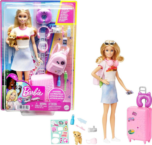 Barbie - Travel Set Doll Toy