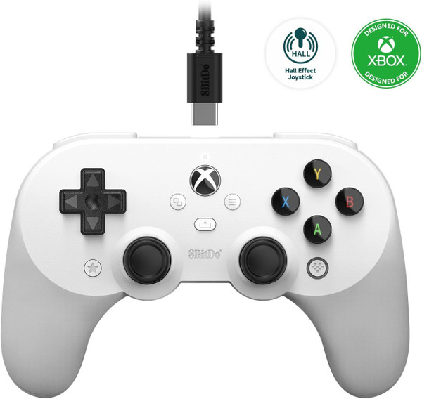 8BitDo Pro 2 Wired Controller Xbox SX (White)