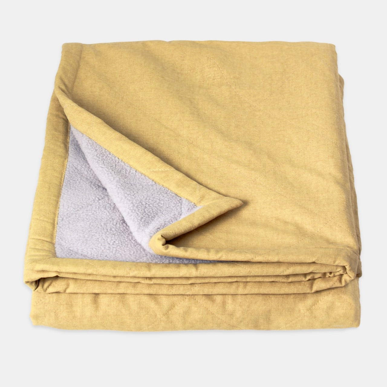 Yellow Dog Blanket and Pet Furniture Cover - 100% Cotton Top with