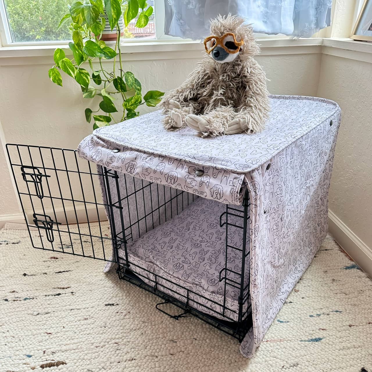 All Natural Dog Crate Bed with Comfy Wool Stuffing — The Best Choice for  Puppy Crate Training