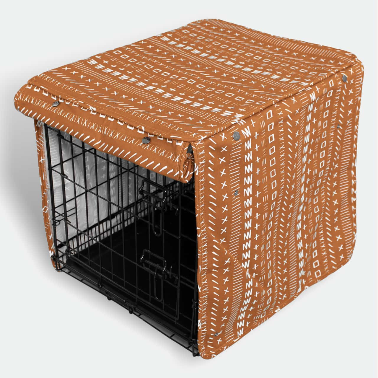 orange dog crate