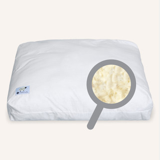 wool-filled bed insert