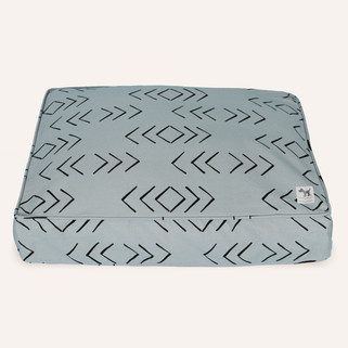silver and black dog bed cover silver and black dog bed cover