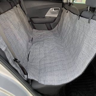 black and white car seat cover