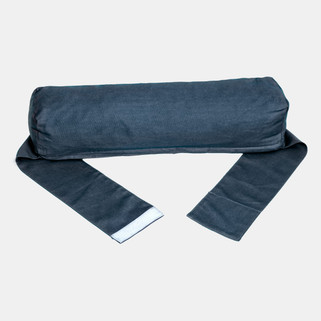 dark blue organic add-on bolster pillow dark blue organic add-on bolster pillow