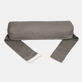 subtle brown organic add-on bolster pillow subtle brown organic add-on bolster pillow