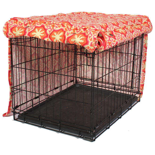 orange, burgundy, cream crate cover orange, burgundy, cream crate cover