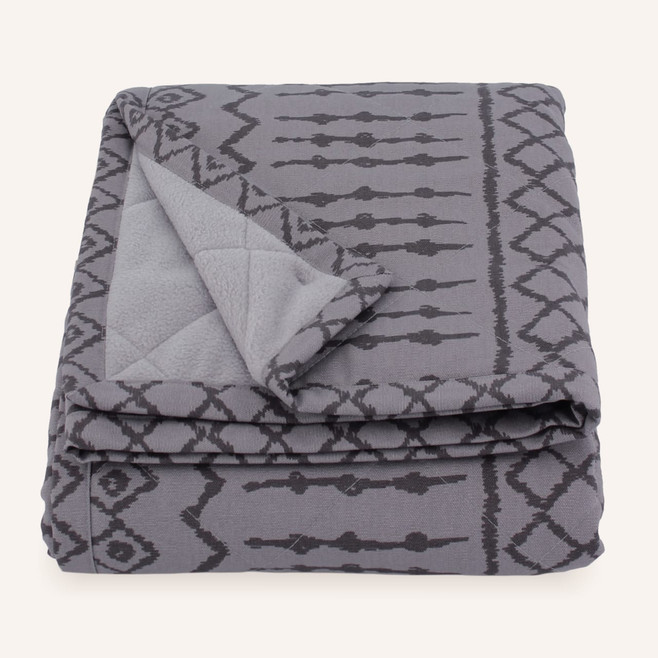 dark grey pet blanket