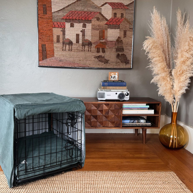 blue green crate pad cover