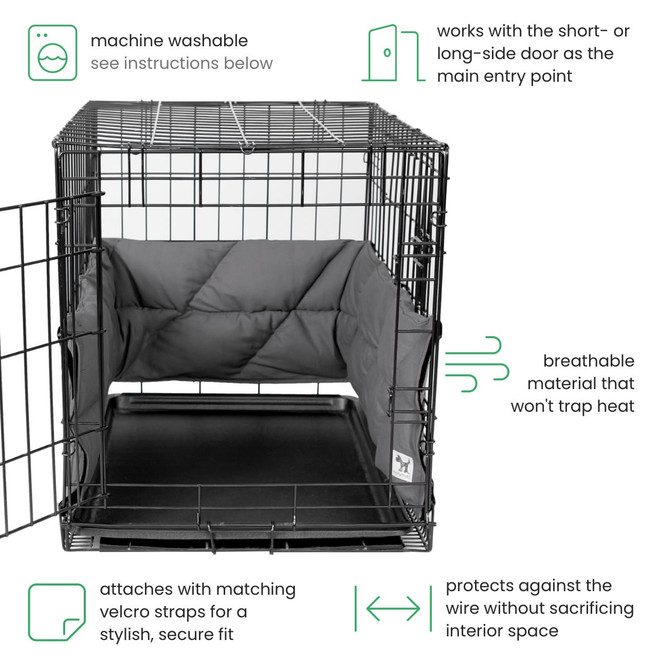 crate bumper features