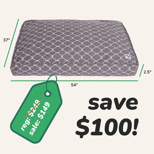 XL wool-filled dog mat