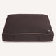 dark brown dog bed cover