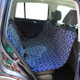 blue dog car seat cover