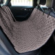 grey car seat cover