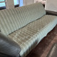 green couch cover