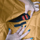 velcro closure seatbelt slots