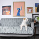 grey dog couch cover
