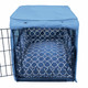 blue dog crate bumper
