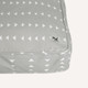 light grey dog bed cover