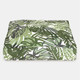 tropical leaves dog bed