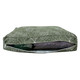 tropical green dog bed long zipper