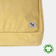 organic cotton dog bed cover detail