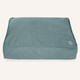 blue green dog bed cover