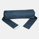 dark blue organic add-on bolster pillow