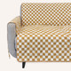 brown checkered couch cover for dogs