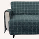 deep blue green pet couch cover