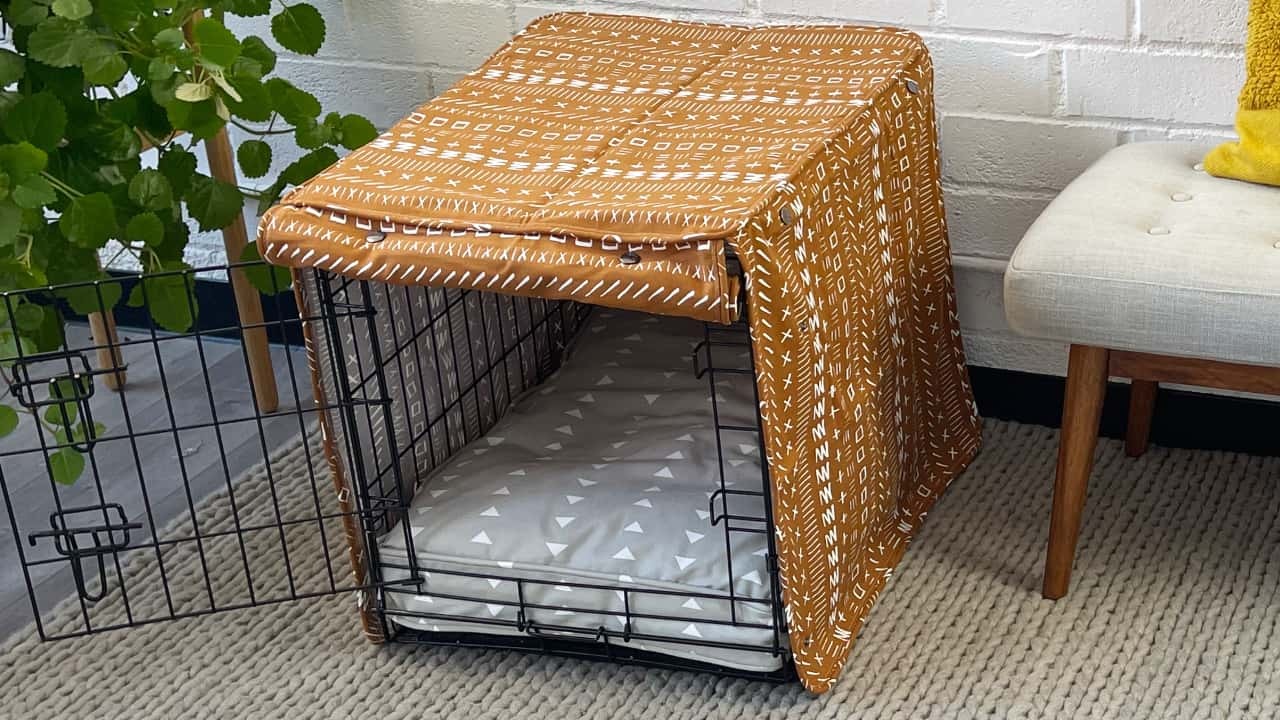 Chew Proof Armored™ Padded Elevated Dog Crate Bed