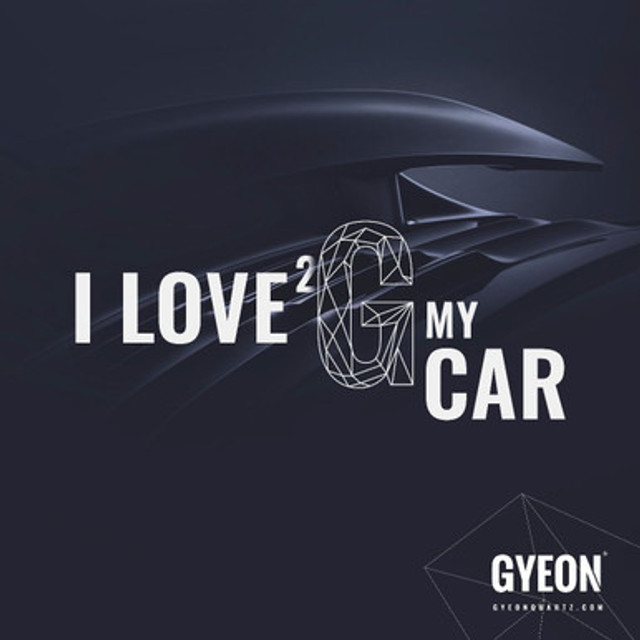 GYEON - Banner / I love 2 G my car / right side logo