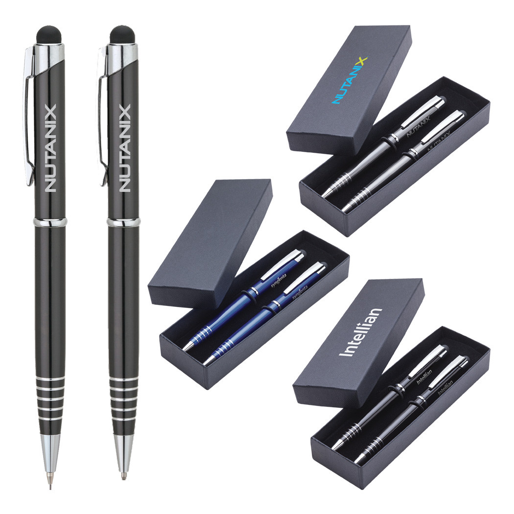 Amazon.com : SHALORY Ballpoint and Rollerball Pen Set, Stylish Line  Engraved Metal Pen Elegant Smooth Writing Gift Pen (2 Pens with 2 Extra  Refills) : Office Products