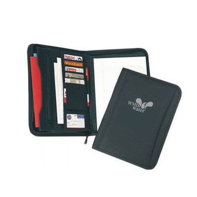 B-8108 - Poly Multi-Pocket Zippered Writing Folder B-8108 - Poly Multi-Pocket Zippered Writing Folder