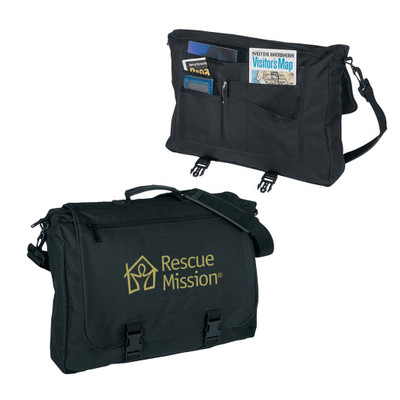B-8323 - Poly Messenger Bag