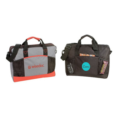 B-8356 - Poly Portfolio Briefcase Messenger Bag