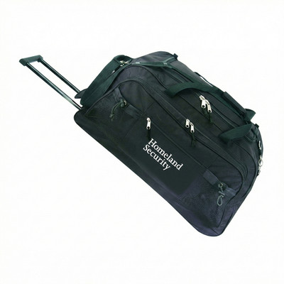 B-8961 - Poly Deluxe Wheel Duffel Bag
