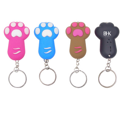KW-1101 - Light Up Cat Paw Keychain KW-1101 - Light Up Cat Paw Keychain