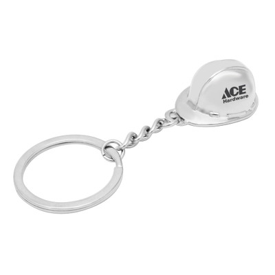 KW-1094 - Construction Hardhat Metal Key Tag KW-1094 - Construction Hardhat Metal Key Tag