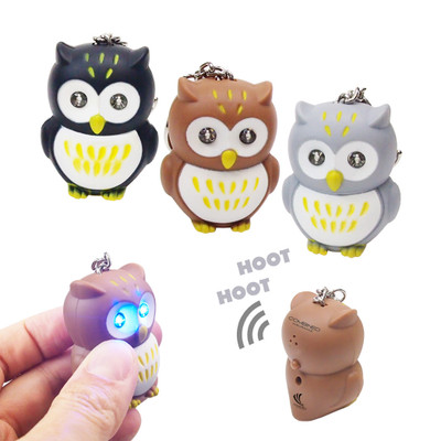 KW-1116 - Owl LED Light & Sound Keychain KW-1116 - Owl LED Light & Sound Keychain