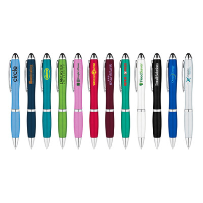 PS-1165 - Plastic Twist Action Stylus Ballpoint Pen PS-1165 - Plastic Twist Action Stylus Ballpoint Pen