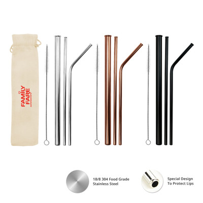 TW-5001 - Stainless Steel Straw Set TW-5001 - Stainless Steel Straw Set