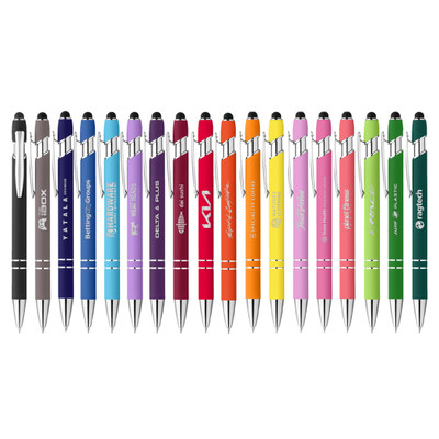 PS-1241 - Rubber Finish Stylus Ballpoint Pen PS-1241 - Rubber Finish Stylus Ballpoint Pen