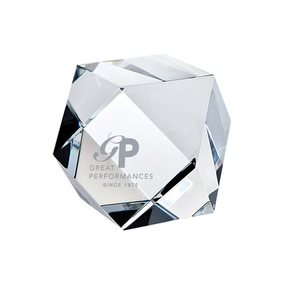 DT-2019 - Hexagon Crystal Paperweight