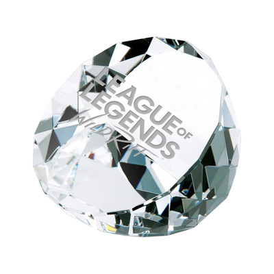 DT-2026 - Duet Round Gem Clear Crystal Award