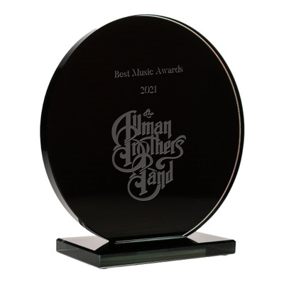 DT-2033 - Jade Glass Black Circle Award