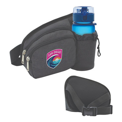 B-8849 - Heather Bottle Holder Fanny Pack B-8849 - Heather Bottle Holder Fanny Pack